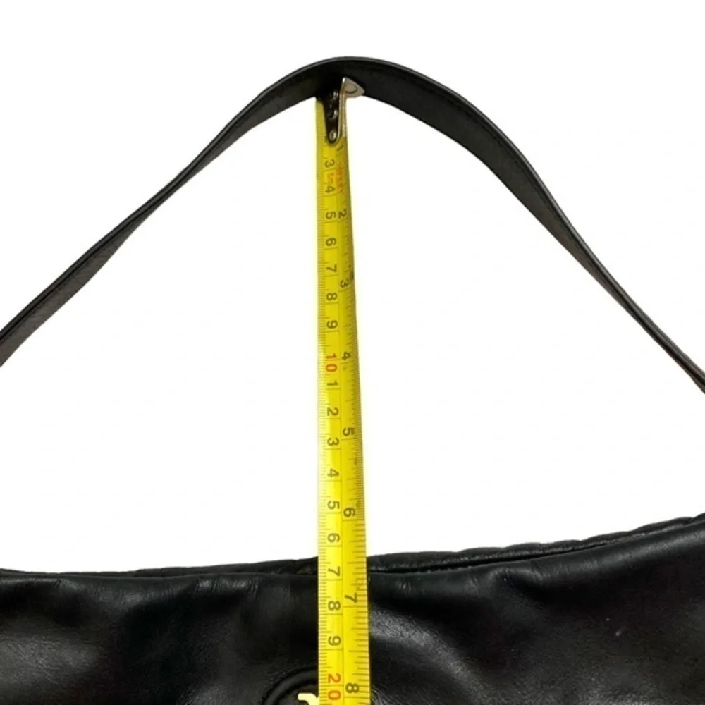 Tory Burch black leather shoulder bag